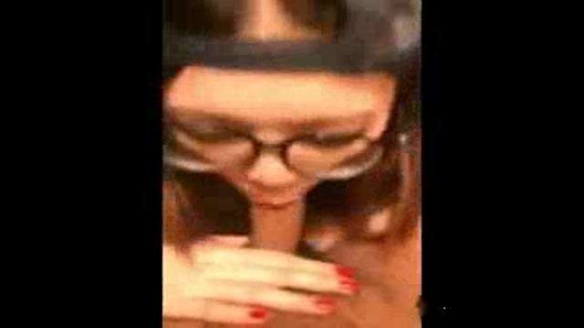 Korean girlfriend blowjob 