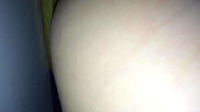 Selfie of girlfriends pink hole being penetrated until she oozes cum 