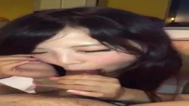 The Japanese girl who squints her eyes to give you a blowjob 