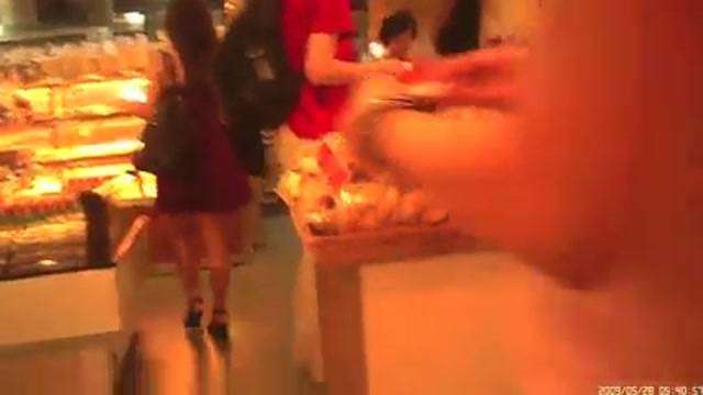 Secretly photographed li*** girl in Singapore 
