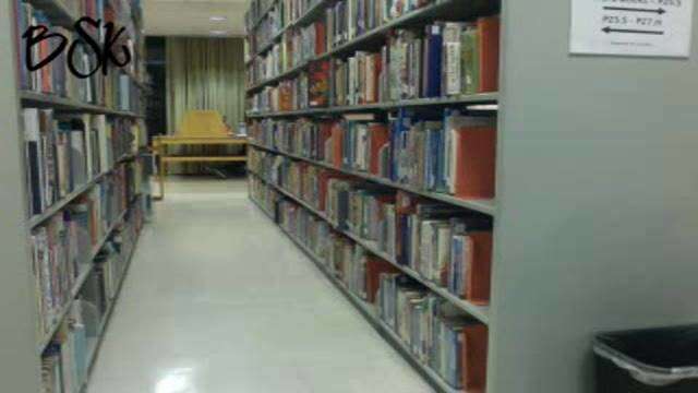 Hot girls in the library 