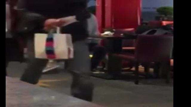Couple boldly having sex outside 