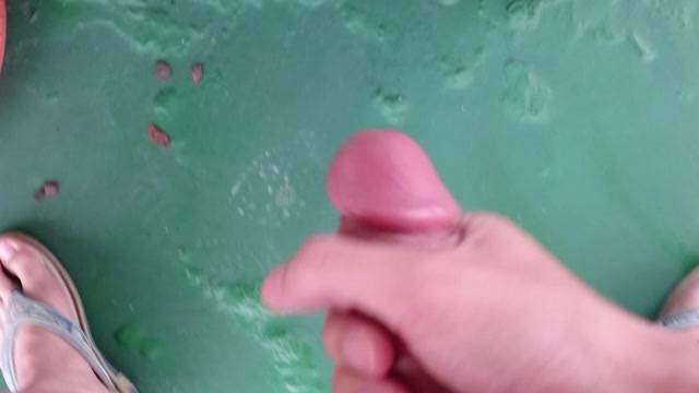 After taking photos and recording ejaculation 