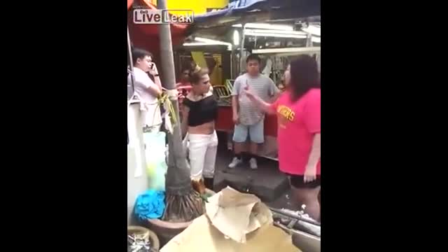 Stripping down in the street, showing off breasts, and yelling at the store clerk all recorded 