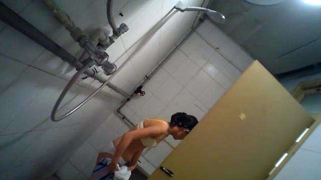 Secretly filming neighbor taking a bath 